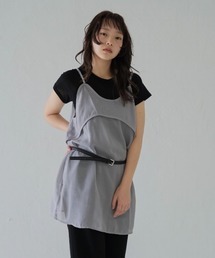 Geeong（ジーオン）の「Uネック シアーキャミソールワンピース（ワンピース）」