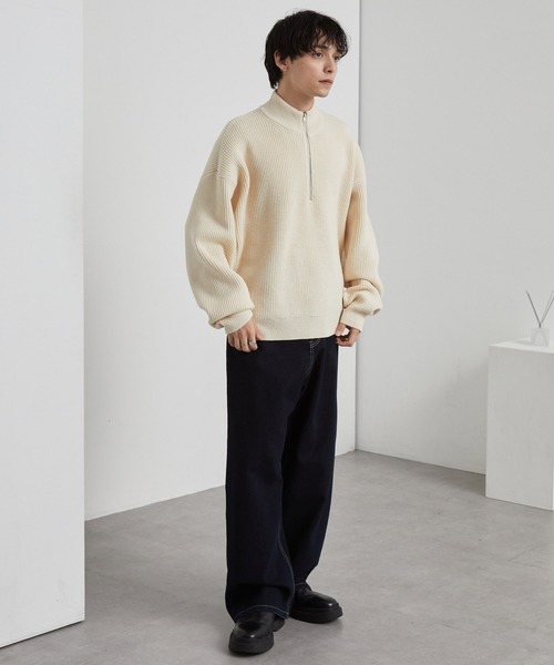 STUMBLY 39,600円バルキーケーブル プルオーバーニット コットン バルキー ケーブル ニット