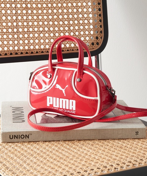 PUMA(プーマ)の「【PUMA】1976 マイクログリップバッグ(ショルダーバッグ・レディース・グリーン/ホワイト/レッド/ラベンダー/シルバー/ブルー/ブラック/ピンク・FREE)」の7枚目の写真