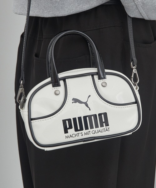 PUMA(プーマ)の「【PUMA】プーマ エナメル ミニショルダーバッグ マイクログリップバッグ ミニボストン(ショルダーバッグ・レディース・グリーン/ホワイト/レッド/ラベンダー/シルバー/ブルー/ブラック/ピンク・FREE)」の12枚目の写真