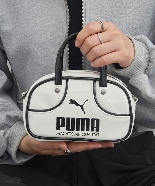 PUMA(プーマ)の「【PUMA】プーマ エナメル ミニショルダーバッグ マイクログリップバッグ ミニボストン(ショルダーバッグ・レディース・グリーン/ホワイト/レッド/ラベンダー/シルバー/ブルー/ブラック/ピンク・FREE)」の11枚目の写真