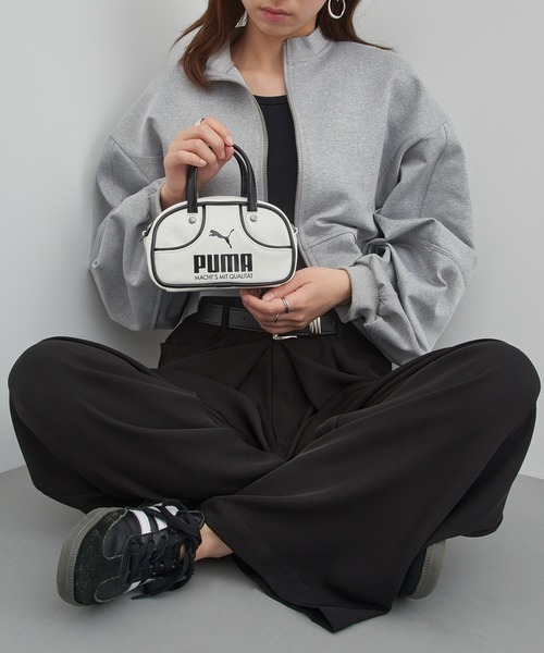 PUMA(プーマ)の「【PUMA】プーマ エナメル ミニショルダーバッグ マイクログリップバッグ ミニボストン(ショルダーバッグ・レディース・グリーン/ホワイト/レッド/ラベンダー/シルバー/ブルー/ブラック/ピンク・FREE)」の13枚目の写真