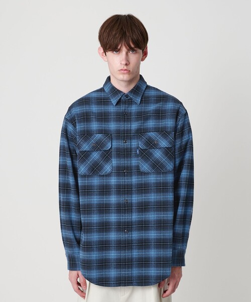 セール】＜NICE WEATHER＞ネル チェック シャツ（シャツ/ブラウス