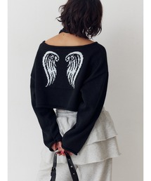 jouetie | オフショルチョーカーショートニット(ニット/セーター)