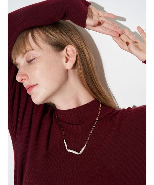 ELENDEEK(エレンディーク)の「スティックパールネックレス(ネックレス・レディース・ゴールド/シルバー・FREE)」の5枚目の写真