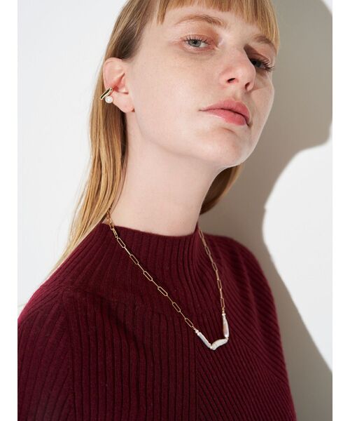 ELENDEEK(エレンディーク)の「スティックパールネックレス(ネックレス・レディース・ゴールド/シルバー・FREE)」の6枚目の写真