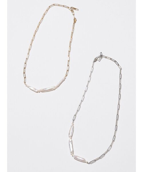 ELENDEEK(エレンディーク)の「スティックパールネックレス(ネックレス・レディース・ゴールド/シルバー・FREE)」の8枚目の写真