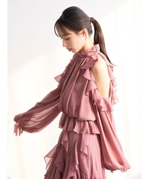 SNIDEL(スナイデル)の「シフォンボリュームブラウス(シャツ SNIDEL(スナイデル)の「シフォンボリュームブラウス(シャツ