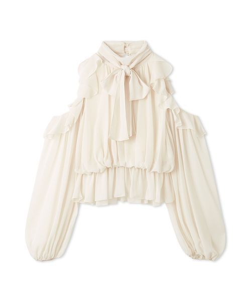 セール】シフォンボリュームブラウス（シャツ/ブラウス）｜SNIDEL