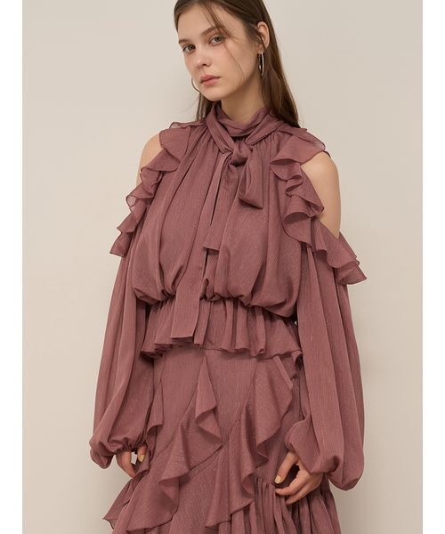 シフォンボリュームブラウス（シャツ/ブラウス）｜SNIDEL（スナイデル