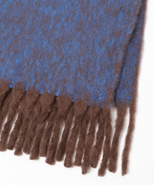 BAYFLOW（ベイフロー）の「静電気軽減メランジ（マフラー・レディース・レッド/ブルー・FREE）」の10枚目の写真