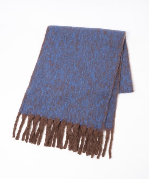 BAYFLOW（ベイフロー）の「静電気軽減メランジ（マフラー・レディース・レッド/ブルー・FREE）」の5枚目の写真