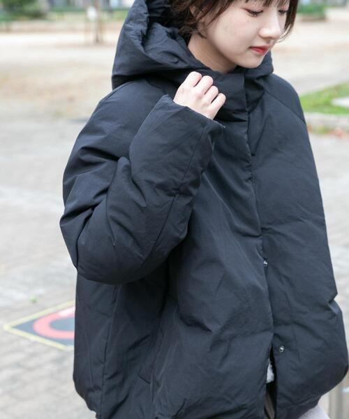 セール】GREENDOWNコクーンフードジャケット（ダウンジャケット/コート