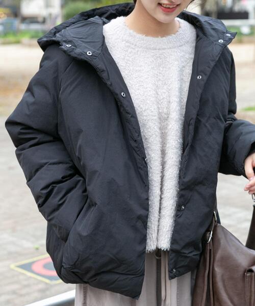 セール】GREENDOWNコクーンフードジャケット（ダウンジャケット/コート