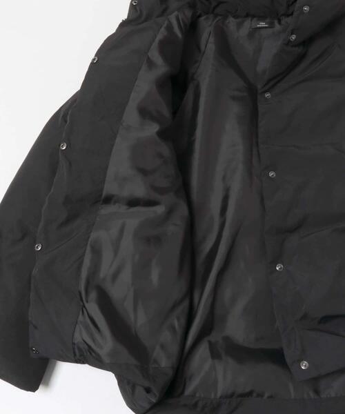 ITEMS URBANRESEARCH（アイテムズ アーバンリサーチ）の「GREENDOWNコクーンフードジャケット（ダウンジャケット/コート・レディース・ホワイト系その他/ブラック・FREE）」の20枚目の写真