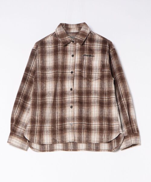 Eddie Bauer（エディーバウアー）の「バラード フランネル 長袖シャツ（シャツ/ブラウス・レディース・ブラック系/ベージュ系/ワイン系・S/M/L/XL）」の20枚目の写真