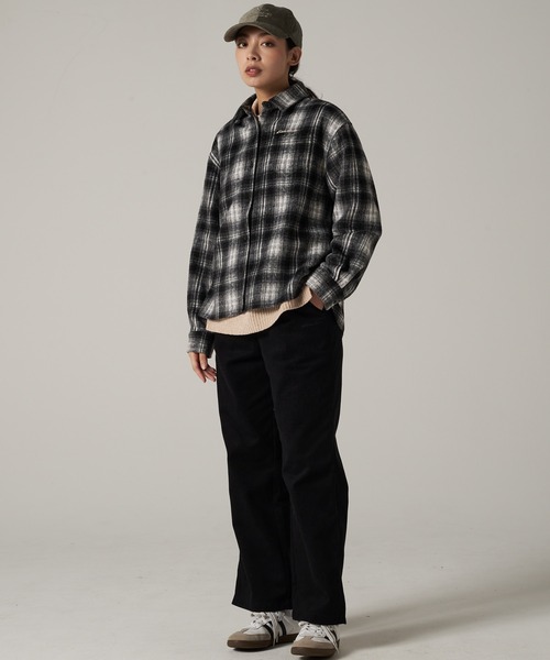 Eddie Bauer（エディーバウアー）の「バラード フランネル 長袖シャツ（シャツ/ブラウス・レディース・ブラック系/ベージュ系/ワイン系・S/M/L/XL）」の4枚目の写真