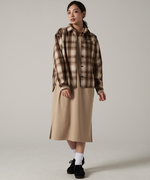 Eddie Bauer（エディーバウアー）の「バラード フランネル 長袖シャツ（シャツ/ブラウス・レディース・ブラック系/ベージュ系/ワイン系・S/M/L/XL）」の5枚目の写真
