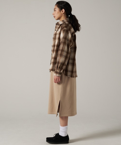 Eddie Bauer（エディーバウアー）の「バラード フランネル 長袖シャツ（シャツ/ブラウス・レディース・ブラック系/ベージュ系/ワイン系・S/M/L/XL）」の6枚目の写真