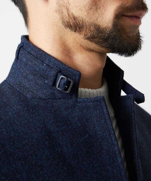 MICHEL KLEIN HOMME (ミッシェルクランオム)の「ウールコンバーチブルジャケット(テーラードジャケット・メンズ・ブラック/ネイビー・MEDIUM/LARGE/X-LARGE)」の8枚目の写真