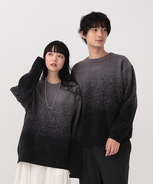 【3点セット・タグ付き】グローバルワーク　やわらかリッチモールニット セール】やわらかリッチモールニット/柄/581135（ニット/セーター