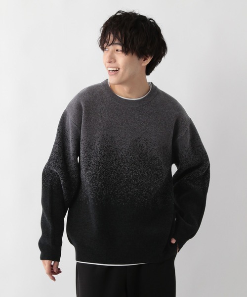 やわらかリッチモールニット/柄/581135（ニット/セーター）｜GLOBAL