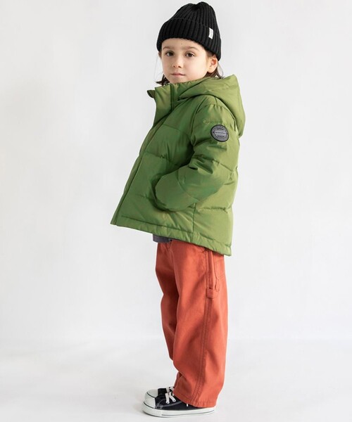 BRANSHES（ブランシェス）の「【はっ水/フード取り外し可】ダウンジャケット（ダウンジャケット/コート・キッズ・ベージュ/カーキオリーブ・130/110/100/120/150/140）」の20枚目の写真