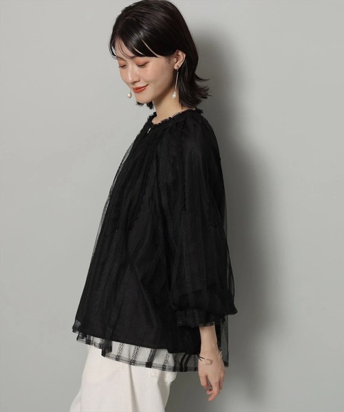 アルページュストーリー レースシャツ レースラインブラウス（シャツ/ブラウス）｜Arpege story