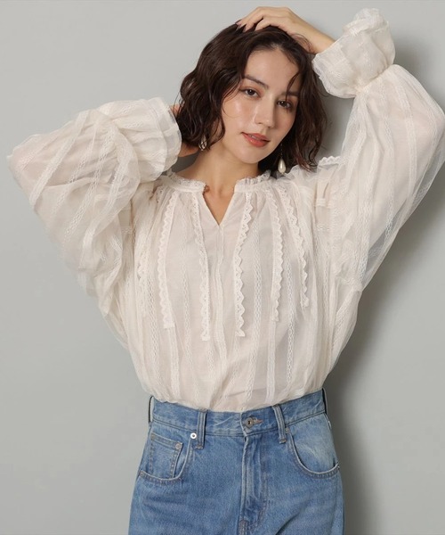 Arpege story アルページュストーリー レースシャツ 総レースブラウス | シャツ・ブラウス | CADUNE（カデュネ） │【公式
