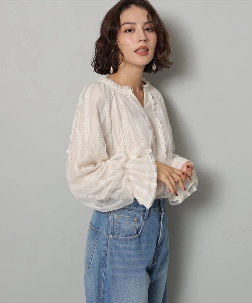 レースラインブラウス（シャツ/ブラウス）｜Arpege story