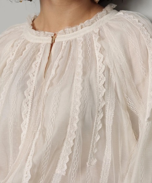 レースラインブラウス（シャツ/ブラウス）｜Arpege story
