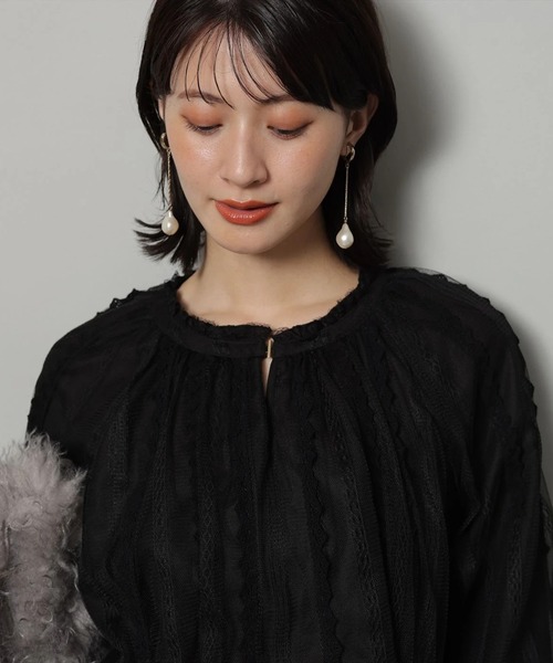 レースラインブラウス（シャツ/ブラウス）｜Arpege story