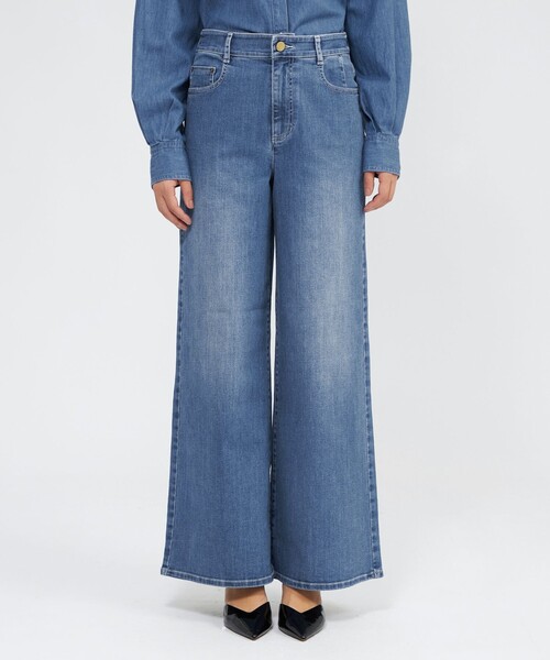 EPOCA(エポカ)の「【TWENTY FOUR DENIM】 バギーデニムパンツ(デニムパンツ・レディース・ブラック/ブルー系その他4・38/40)」の8枚目の写真