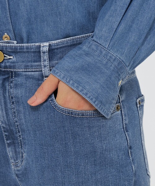 EPOCA(エポカ)の「【TWENTY FOUR DENIM】 バギーデニムパンツ(デニムパンツ・レディース・ブラック/ブルー系その他4・38/40)」の12枚目の写真