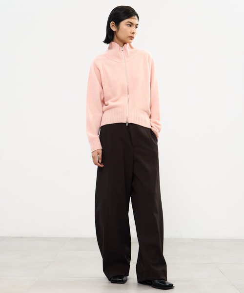 STUDIOUS（ステュディオス）の「【STUDIOUS/ステュディオス】Cashmere Wool Drivers Knit/カシミアウールドライバーズニット（ニット/セーター・レディース・ピンク/モカ/ダークグレー・FREE）」の19枚目の写真