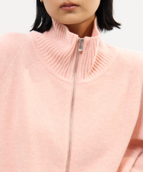 STUDIOUS（ステュディオス）の「【STUDIOUS/ステュディオス】Cashmere Wool Drivers Knit/カシミアウールドライバーズニット（ニット/セーター・レディース・ピンク/モカ/ダークグレー・FREE）」の5枚目の写真