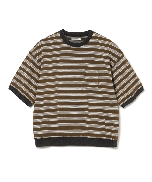 エキスパートストライプTシャツ[ブラック]