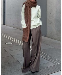 LE CIEL BLEU | ラップフロントトラウザー / Wrap Front Trousers(その他パンツ)