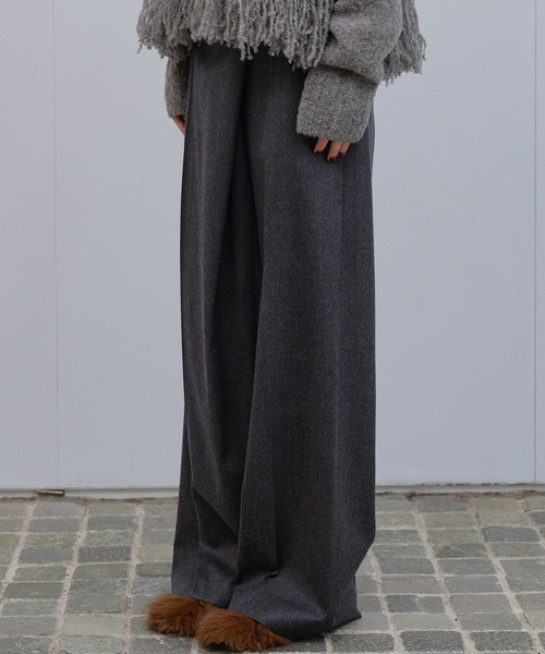 LE CIEL BLEU（ルシェルブルー）の「ラップフロントトラウザー / Wrap Front Trousers（その他パンツ・レディース・ブラック/チャコールグレー/ラベンダー/ブラウン・34/36/38）」の9枚目の写真