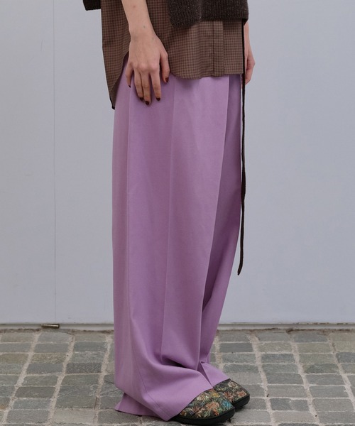 LE CIEL BLEU（ルシェルブルー）の「ラップフロントトラウザー / Wrap Front Trousers（その他パンツ・レディース・ブラック/チャコールグレー/ラベンダー/ブラウン・34/36/38）」の22枚目の写真