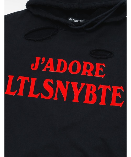 Little sunny bite(リトルサニーバイト)の「Jadore LSB hoodie(パーカー・レディース・ブラック/ブルー/ホワイト・SMALL/MEDIUM)」の18枚目の写真