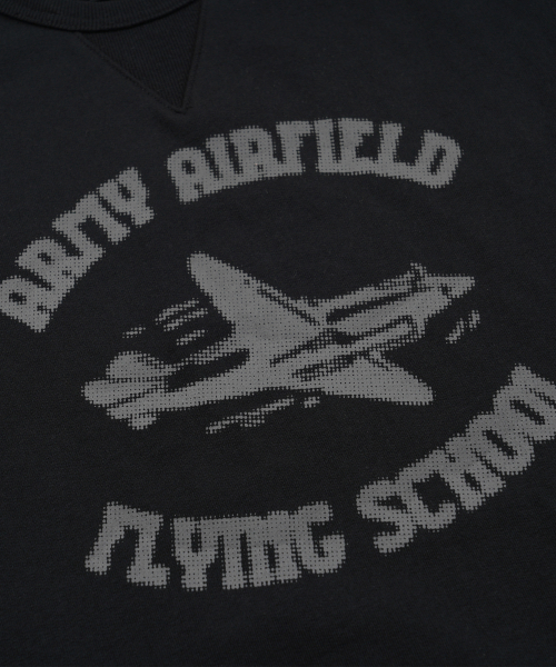 FRIZMWORKS(フリズムワークス)の「ARMY AIRFIELD SWEATSHIRT _ BLACK(スウェット・メンズ・その他・MEDIUM/LARGE/X-LARGE/SMALL)」の4枚目の写真