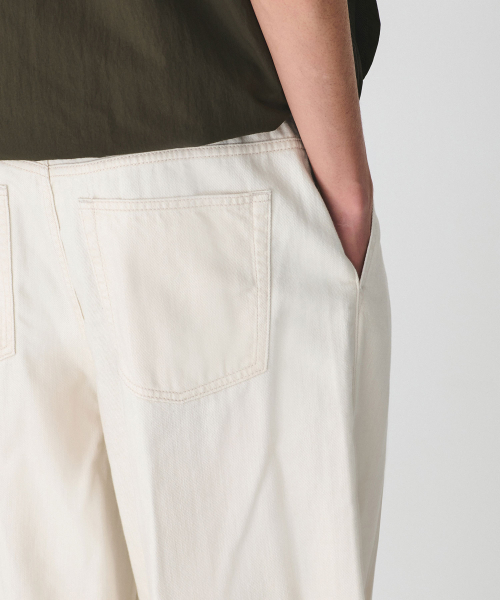 MUSINSA STANDARD（ムシンサスタンダード）の「リネンライクセミバルーンデニムパンツ[クリーム]（デニムパンツ・メンズ・その他・40/38/27/28/29/42/32/30/31/33/26）」の7枚目の写真