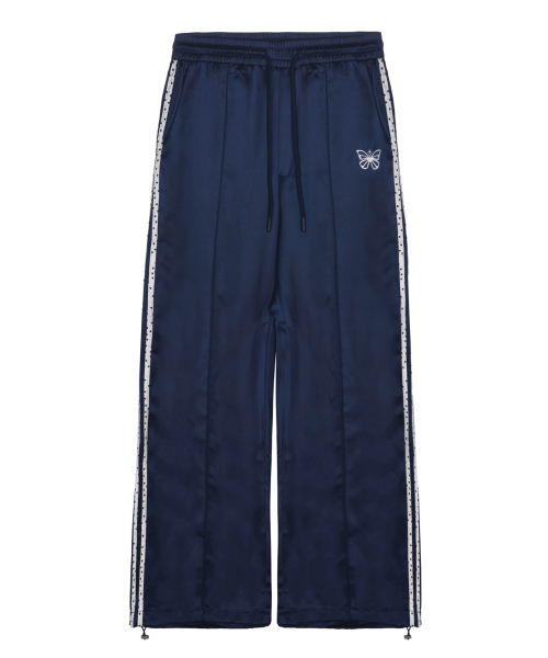 NICK&NICOLE(ニックアンドニコール)の「DOT DOUBLE LINE SATIN PANTS_NAVY(スウェットパンツ・レディース・その他・FREE)」の5枚目の写真