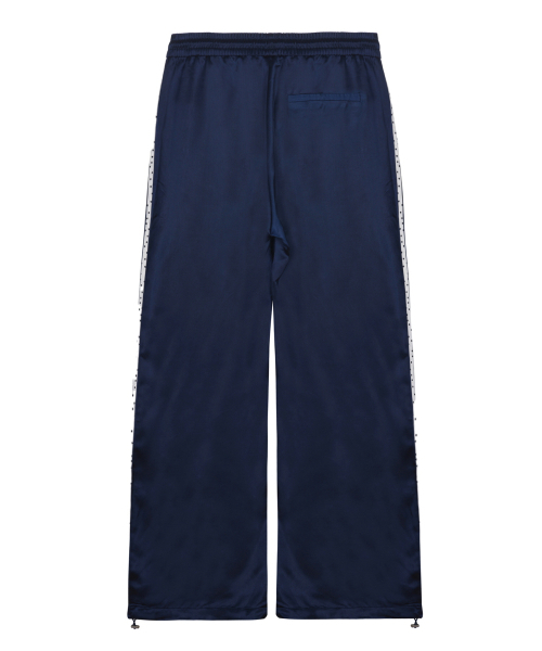 NICK&NICOLE（ニックアンドニコール）の「DOT DOUBLE LINE SATIN PANTS_NAVY（スウェットパンツ・レディース・その他・FREE）」の6枚目の写真