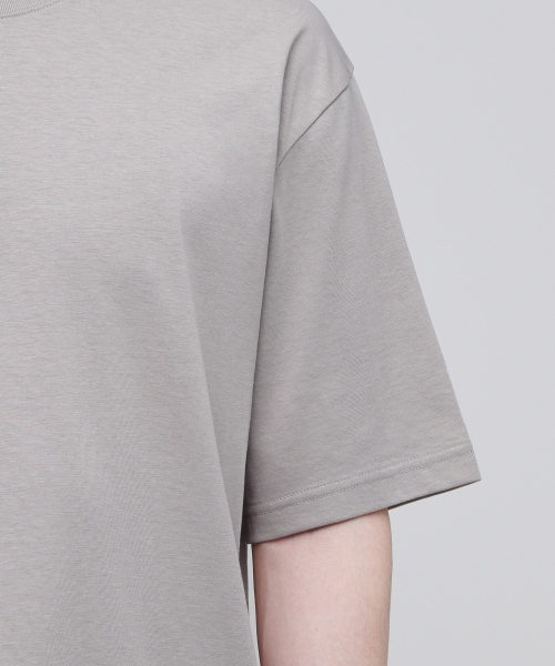 MUSINSA STANDARD（ムシンサスタンダード）の「[クールタンダード] リラックスフィットクルーネックTシャツ [マッシュルーム]（Tシャツ/カットソー・メンズ・その他・X-LARGE/XX-LARGE/XXX-LARGE/SMALL/MEDIUM/LARGE）」の5枚目の写真