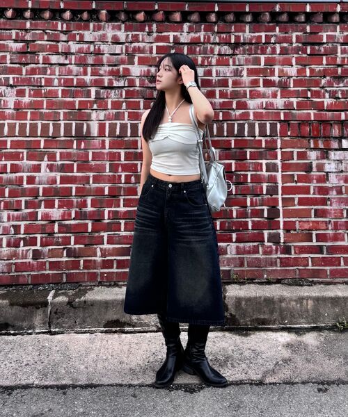 TOFFEE(トフィー)の「ウォッシュドバミューダデニムパンツ(DEEP BLUE BLACK)(その他パンツ・メンズ・その他・SMALL/MEDIUM/LARGE/X-LARGE)」の10枚目の写真
