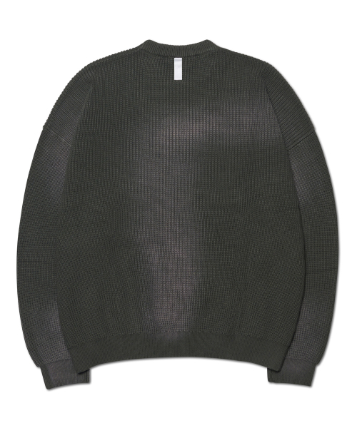 NOMANUAL(NOMANUAL)の「SPRAY DYEING KNIT - KHAKI(ニット/セーター・レディース・その他・MEDIUM/LARGE/X-LARGE/SMALL)」の2枚目の写真