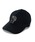Pacific GOLF CLUB�i�p�V�t�B�b�N�S���t�N���u�j�́uCHECKERED PATTERN LOGO CORDUROY CAP�i�L���b�v�j�v�bBlack