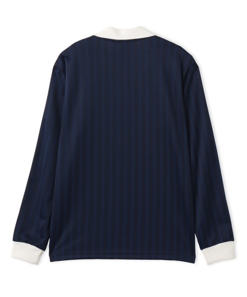 adidas(アディダス)の「adidas ADICOLOR PIQUE FOOTBALL LONG SLEEVE / アディダス アディカラー ピケ フットボール ロングスリーブ(ジャージ・メンズ・ネイビー・M/XL/L/S/XXL)」の4枚目の写真